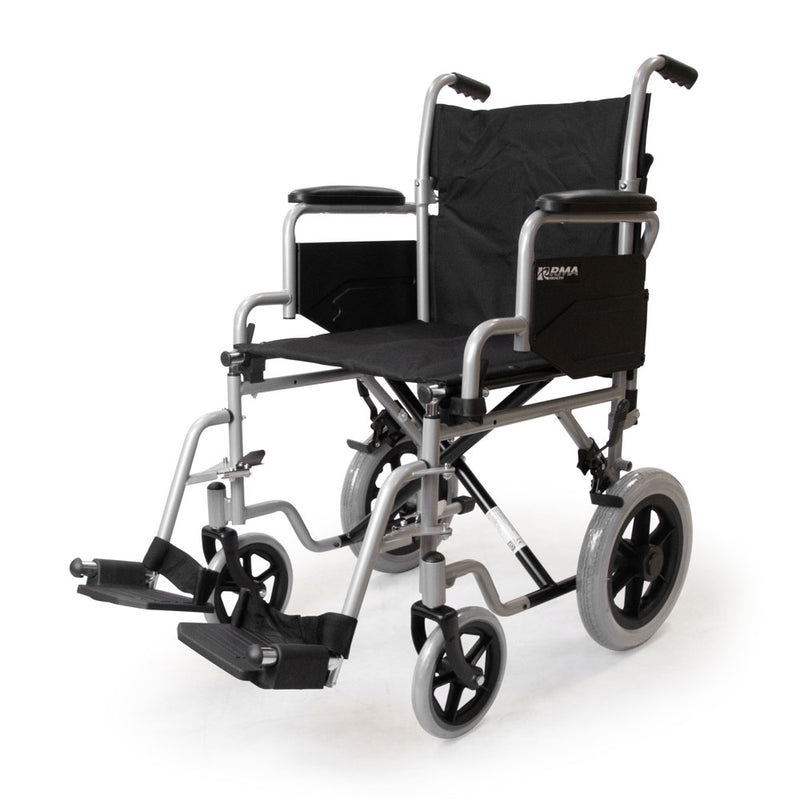 Front view of the Roma 1150 car transit wheelchair