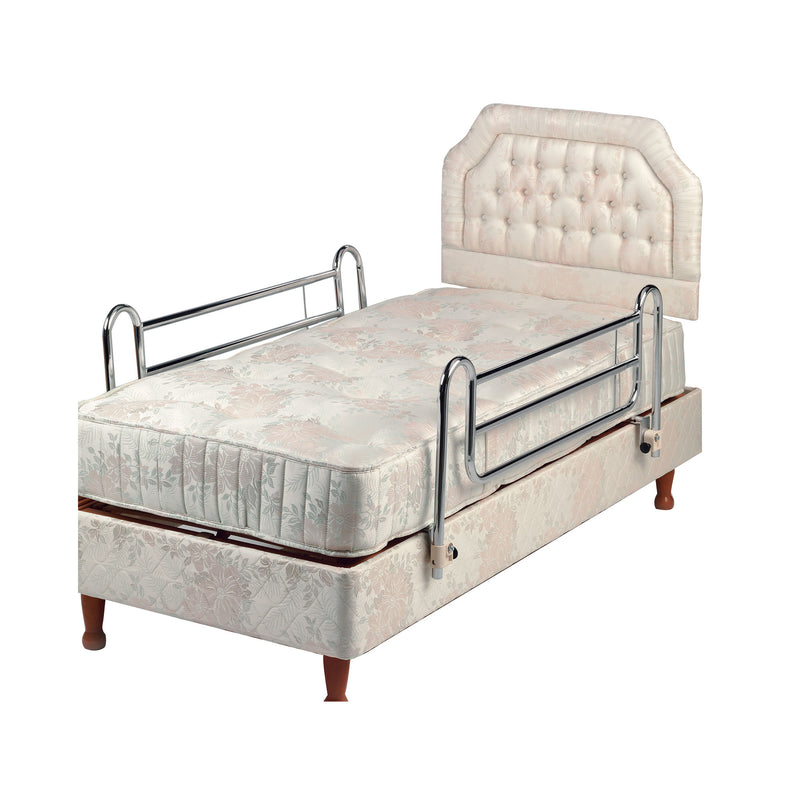 Roma chrome divan bed rails, model 5408