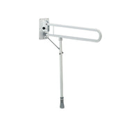Roma 4231 loop type drop down rail with adjustable support leg