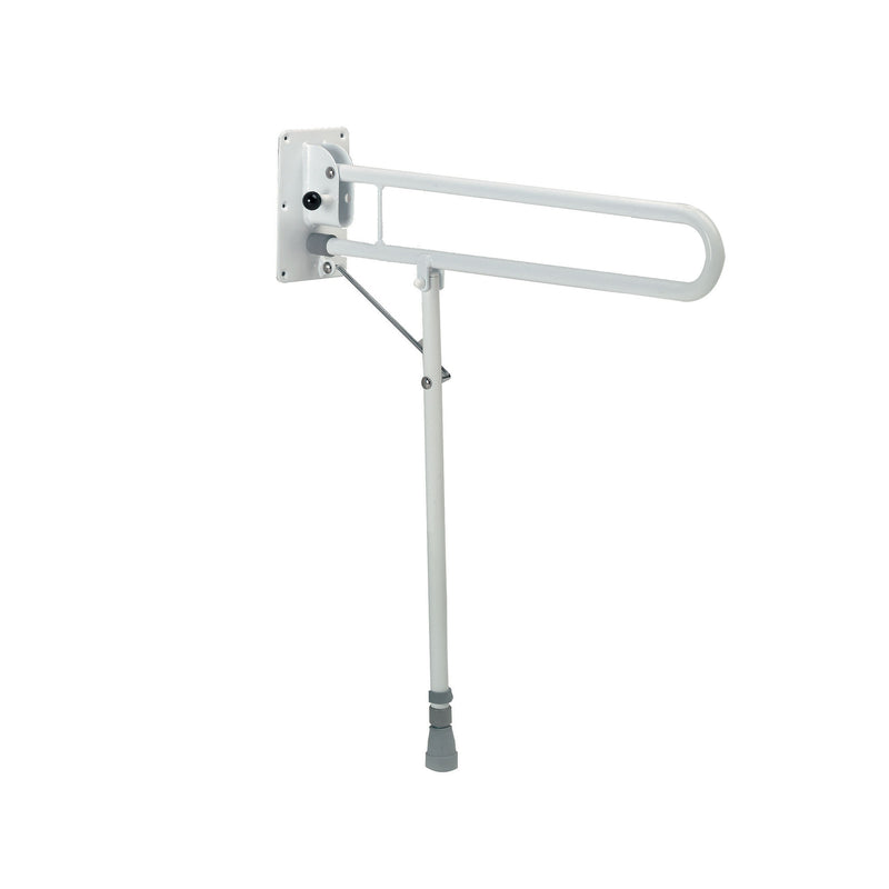 Roma 4231 loop type drop down rail with adjustable support leg