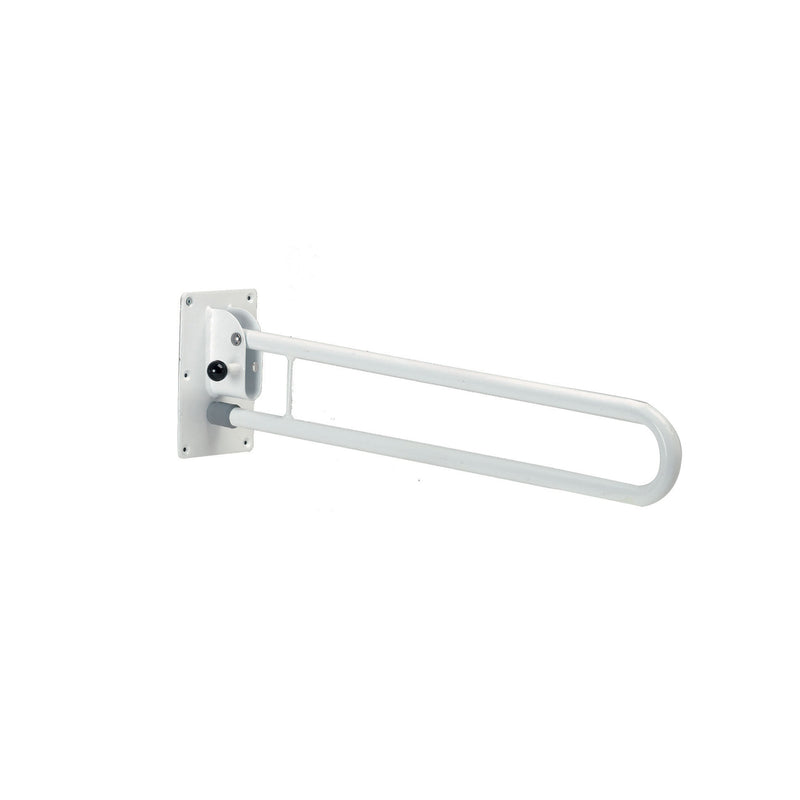 Roma 4230 loop type drop down rail in plastic coated steel