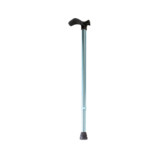 Roma ergonomic adjustable aluminium walking stick with shaped palm handle, model 2503