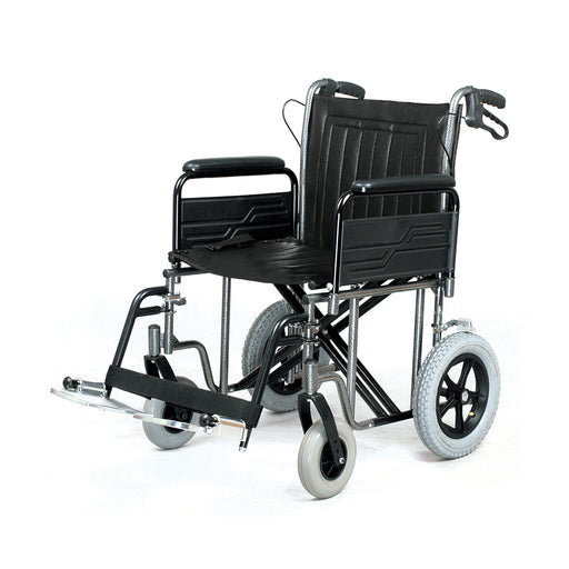 Roma 1485X extra wide heavy duty car transit wheelchair