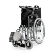 Roma 1473X extra wide heavy duty wheelchair folded