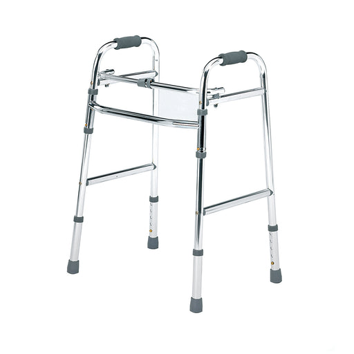 Roma folding lightweight aluminium walking frame on rubber tips, model 2145