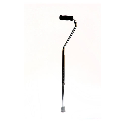 Roma heavy duty chrome plated steel adjustable walking stick, model 2507