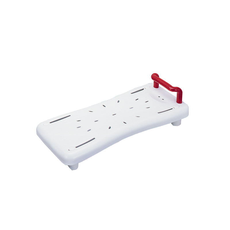 Roma heavy duty moulded plastic bath board with side handle, model 4100