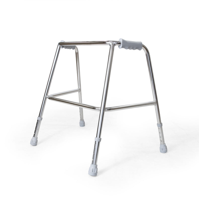 Roma heavy duty chrome plated steel walking frame, model 2511