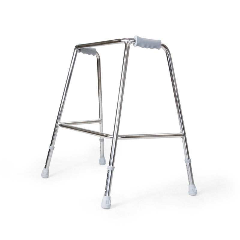 Roma heavy duty chrome plated steel walking frame, model 2512