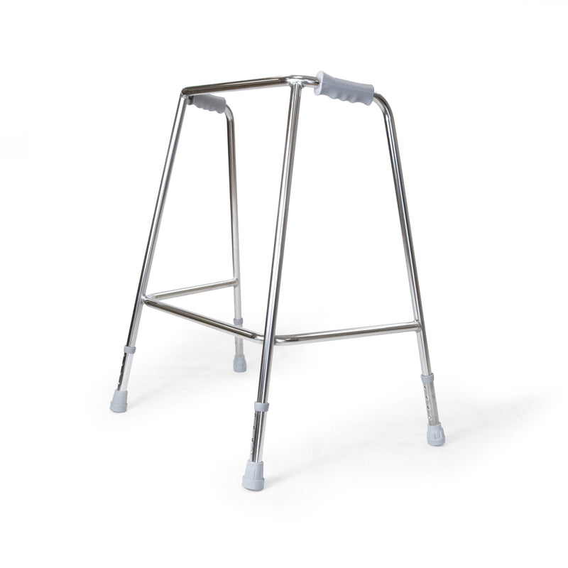 Roma heavy duty chrome plated steel walking frame, model 2513