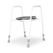 Roma 4306P height adjustable toilet frame with hinged seat and no lid