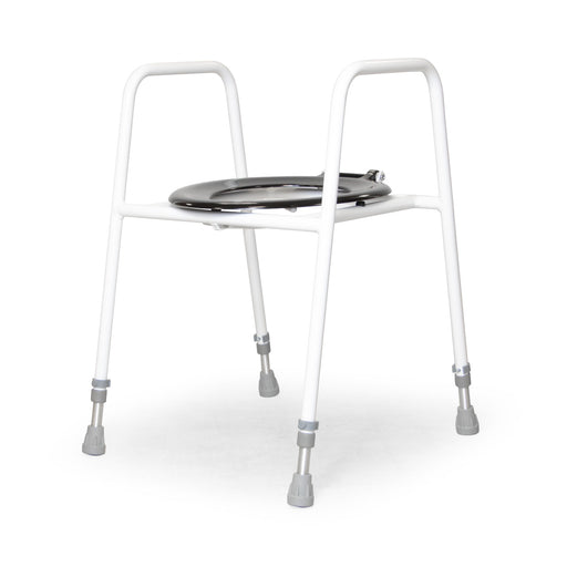 Roma 4306P height adjustable toilet frame with hinged seat and no lid