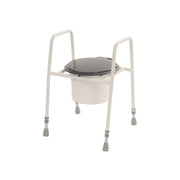 Roma 4306PL height adjustable toilet frame with hinged seat and lid