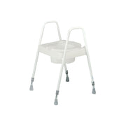 Roma Lincoln 4310 height adjustable toilet frame with clip-on seat and rubber feet