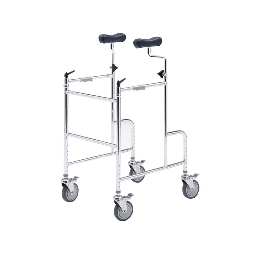 Roma Maxi walker with underarm pads on four castors, model 2252