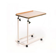 Roma over bed table with open base and swivel castors, model 5705B