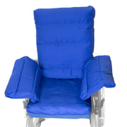 Roma wheelchair seat and back pad set 5008, view from above
