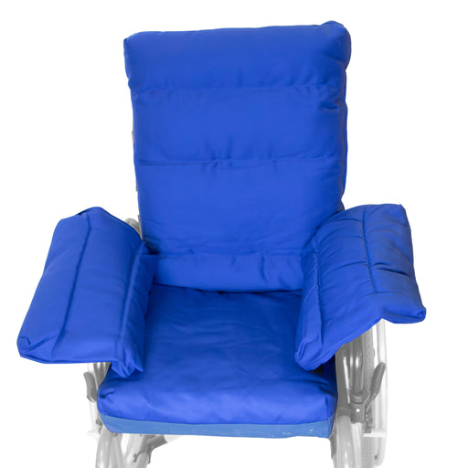 Roma wheelchair seat and back pad set 5008, view from above
