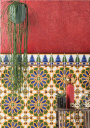 Sanford marrakesh hand painted tile 140x140mm - view 2