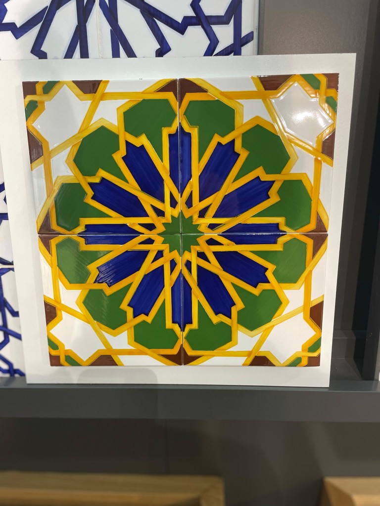 Sanford marrakesh hand painted tile 140x140mm - view 3