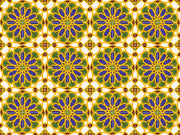 Sanford Marrakesh Hand Painted Gloss Ceramic Wall Tile 140x140mm