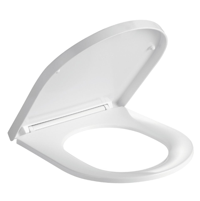 Kartell K-Vit Slim Wrap over D-Shaped Toilet Seat-White Gloss (SEA102D)