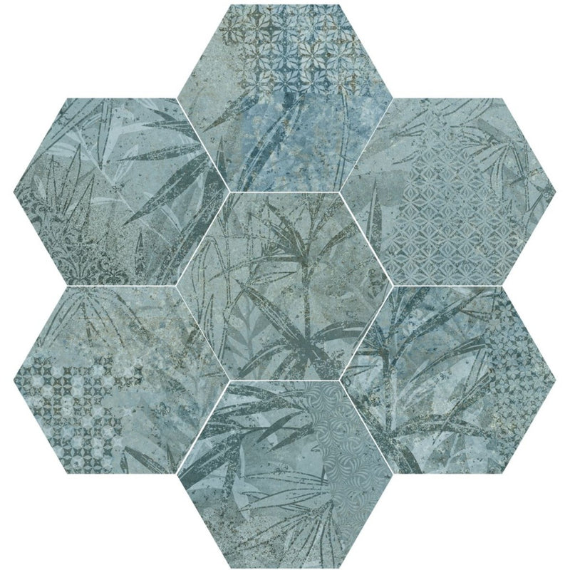 Sebring mint metallic tile 150x170mm - view 4