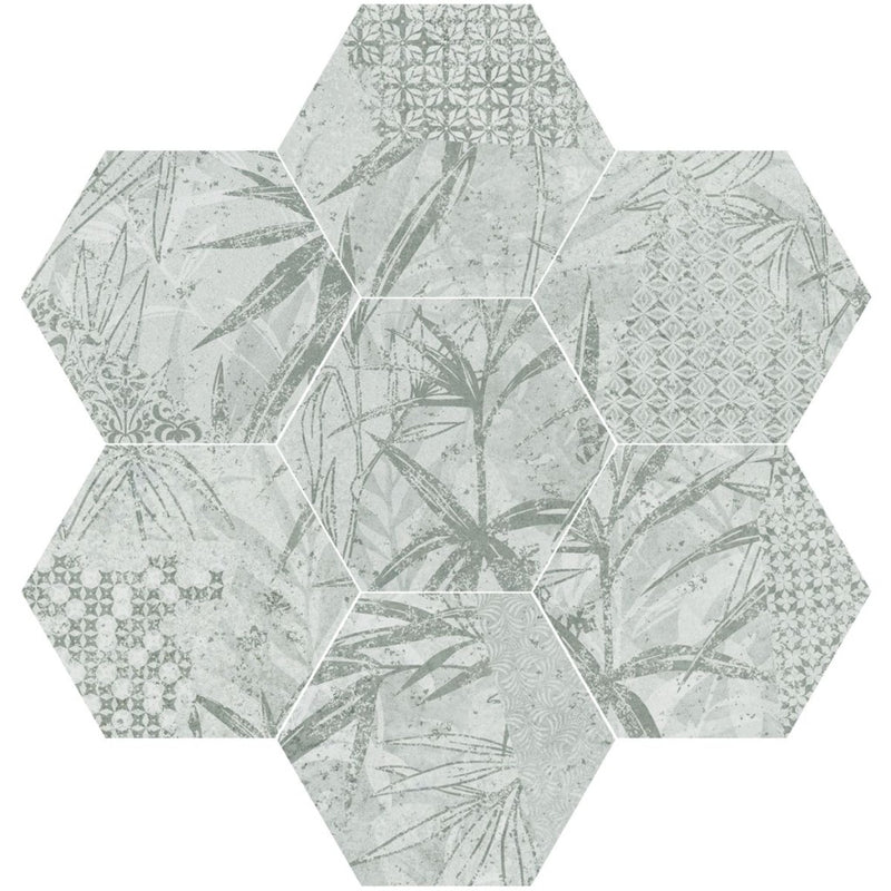 Sebring silver metallic tile 150x170mm - view 2