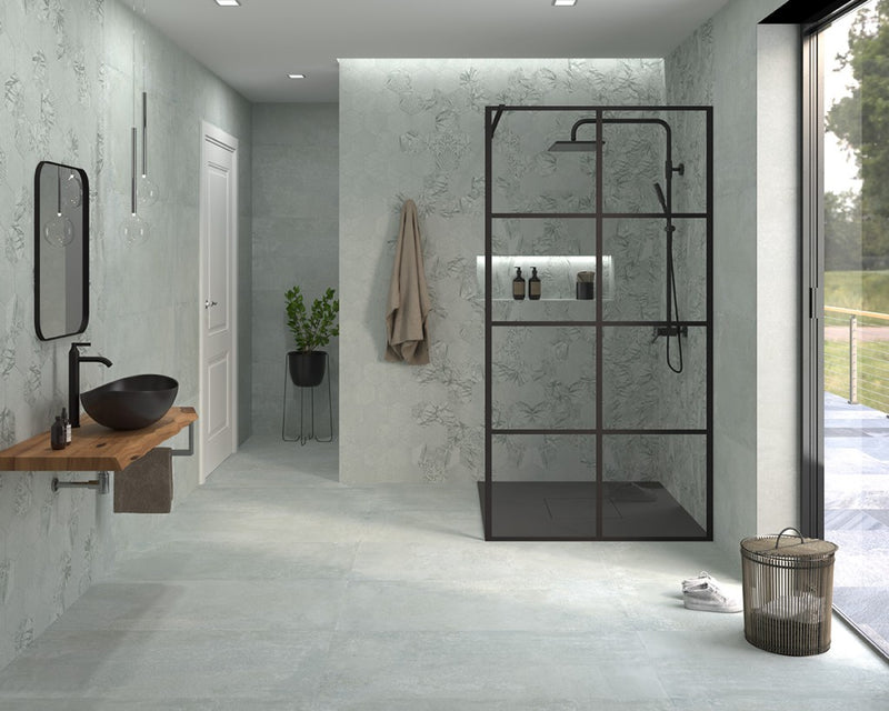 Sebring silver metallic tile 600x1200mm - view 2