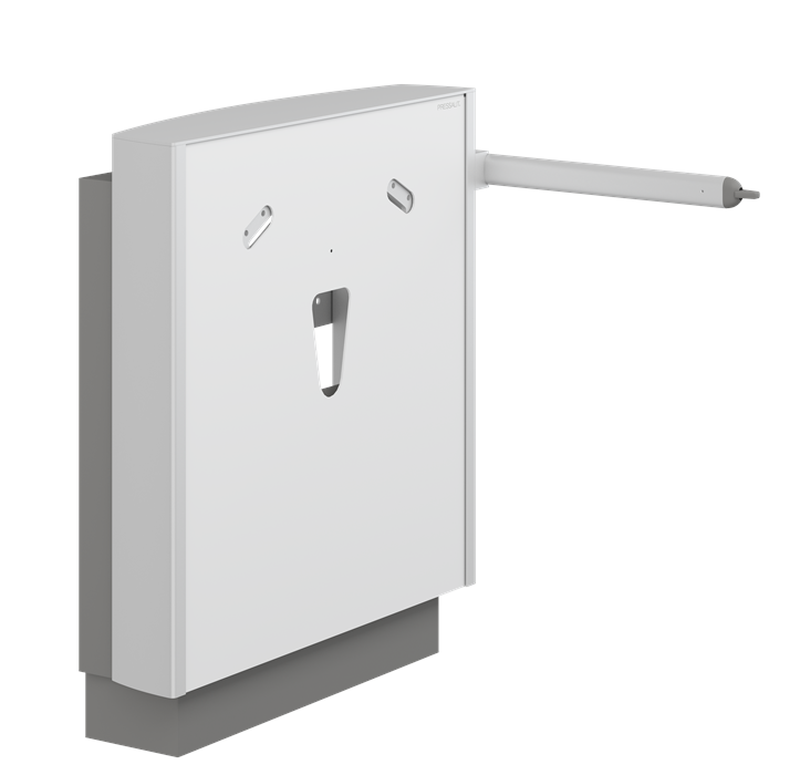 Pressalit Select Floor-Standing Wash Basin Lifter, Lever Control with Safety Stop, White (R4952000)