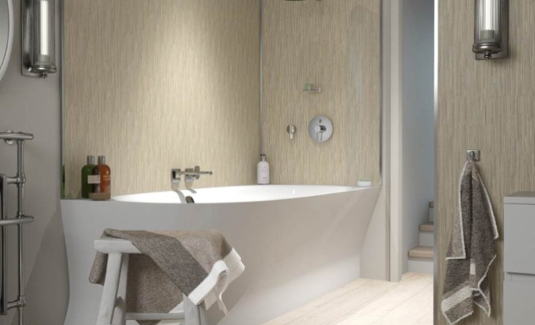 Selkie Bamboo Bathroom MDF Wall Panel Tongue & Groove
