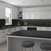 Senses Black Rock laminate kitchen worktop décor