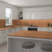 Senses Colmar Oak laminate kitchen worktop décor