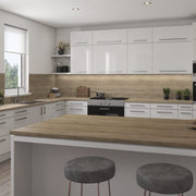 Senses Delamere Light Oak laminate kitchen worktop décor