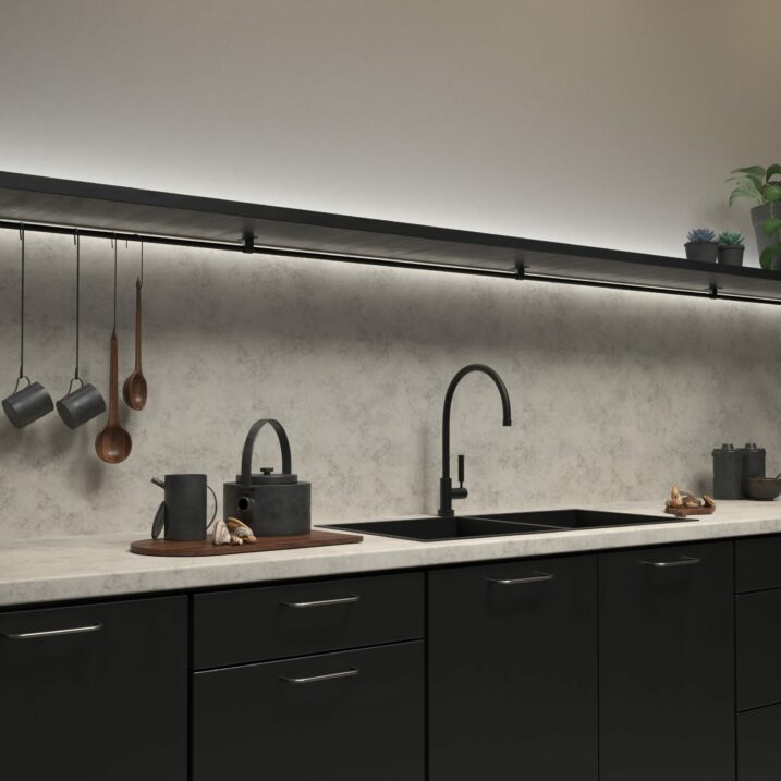 Senses Misty Sky laminate kitchen worktop décor