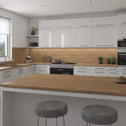 Senses Pembrey Oak laminate kitchen worktop décor
