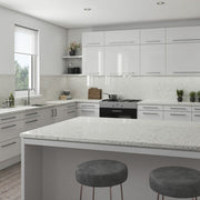 Senses Snow Sparkle laminate kitchen worktop décor