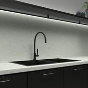 Senses White Fleck laminate kitchen worktop décor