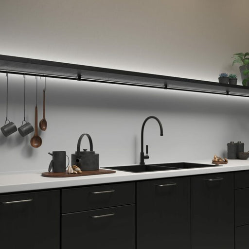 Senses White Matte laminate kitchen worktop décor