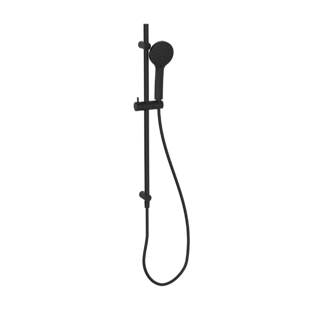 Kartell K-VIT Puro Adjustable Slide Rail with Built-In Outlet – Matt Black (SHO161PO)