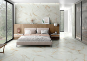Siesta gold marble effect tile 300x600mm - view 2