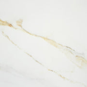 Siesta Gold Marble Effect Satin Porcelain Wall & Floor Tile 600x600mm
