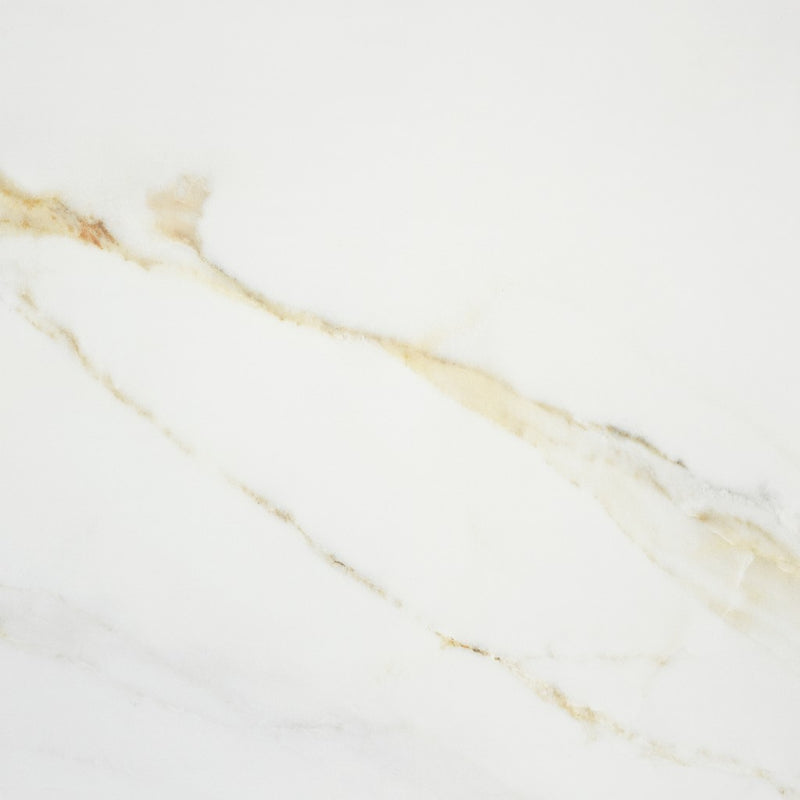 Siesta Gold Marble Effect Satin Porcelain Wall & Floor Tile 600x600mm