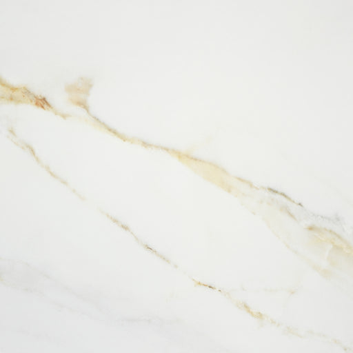 Siesta Gold Marble Effect Satin Porcelain Wall & Floor Tile 600x600mm