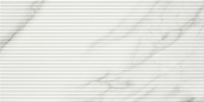 Siesta white marble effect tile 300x600mm - view 3