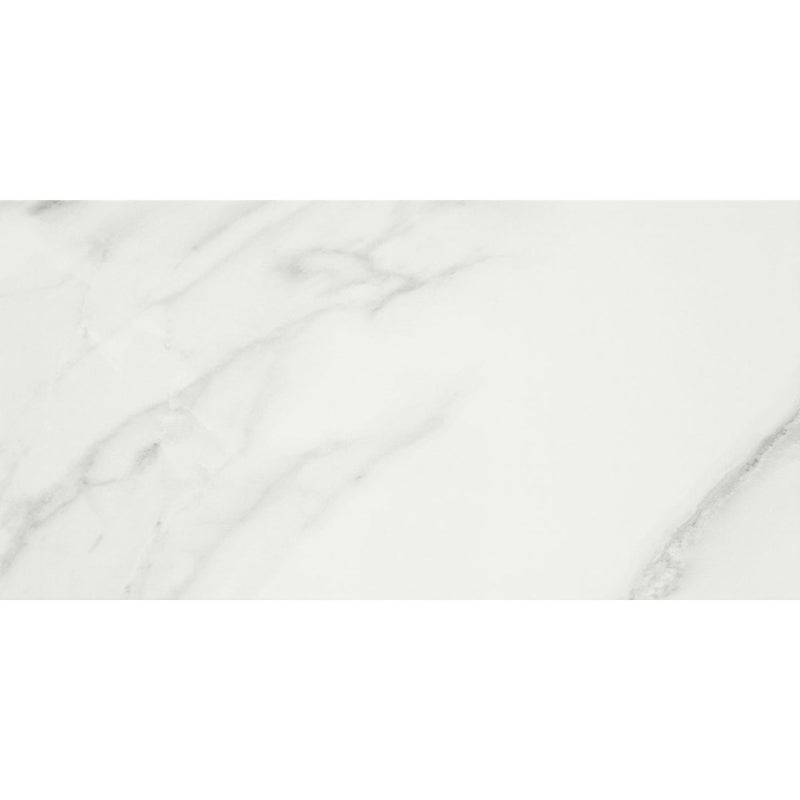 Siesta white marble effect tile 300x600mm - view 4