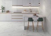 Siesta White Marble Effect Gloss Ceramic Wall Tile 300x600mm