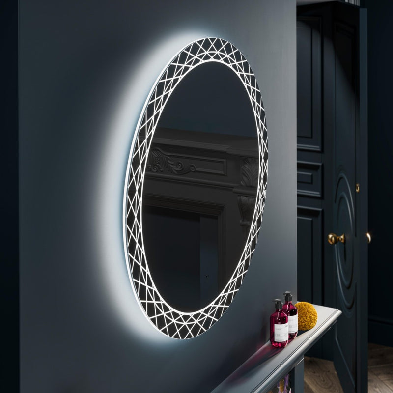 Spiral Circular Mirror Led 800mm - view 2