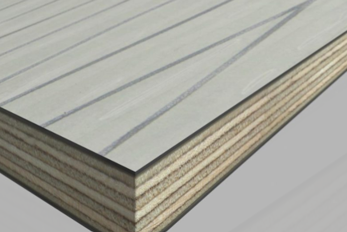 Selkie Linea Grey Square Edge MDF Wall Panel