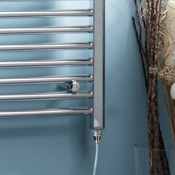 Kartell K-Vit K-Rail 22mm Straight Heated Towel Rail Chrome